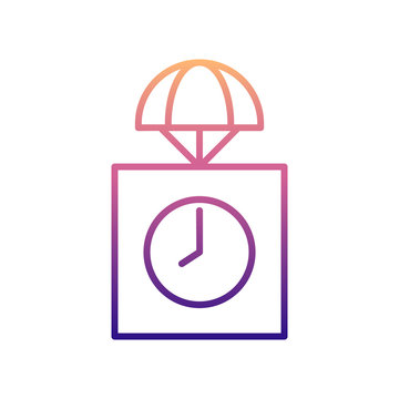 recommend clip art: parachuting nolan icon. Simple thin line, outline vector of Drones icons for ui and ux, website or mobile application