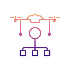 control of drones nolan icon. Simple thin line, outline vector of Drones icons for ui and ux, website or mobile application