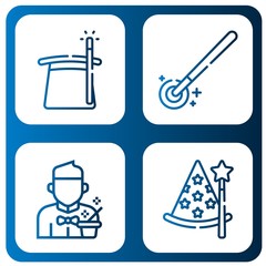 Set of illusion icons