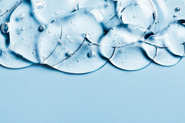 Antibacterial gel background. Virus protection or cosmetics concept.