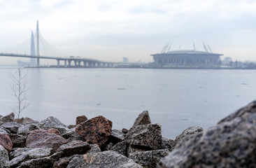Stadium St. Petersburg arena (Gazprom arena), which will host the matches of the European football...
