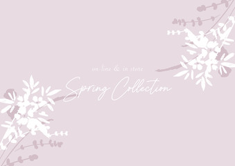  trendy hand drawn background textures and floral botanical elements