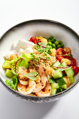 salad with chicken and vegetables