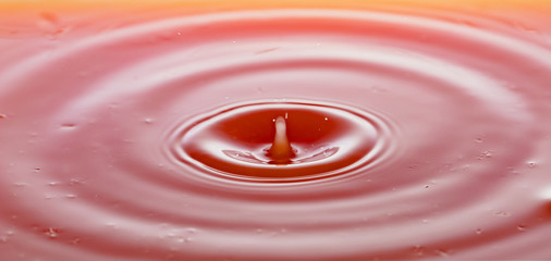 rippling after a few drops of grapefruit juice.
