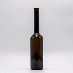 bottle of wine isolated on white background