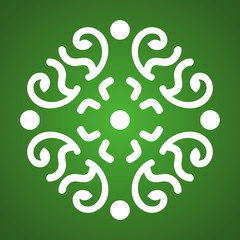 Caucasian ornament symbol