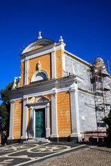 Fototapeta na wymiar Portofino (GE), Italy - June 01, 2017: Portofino's church, Genova, Liguria, Italy