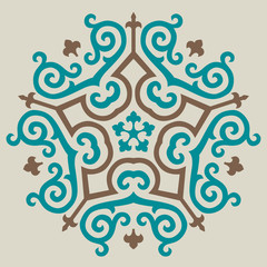 Caucasian ornament symbol