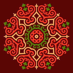 Caucasian ornament symbol