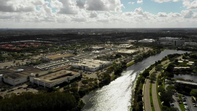 Aerials Pembroke Lakes Shopping Mall Broward County FL