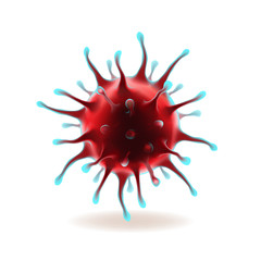 Coronavirus epidemia vector human virus isolated illustration