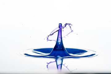 Water splash. drops collision