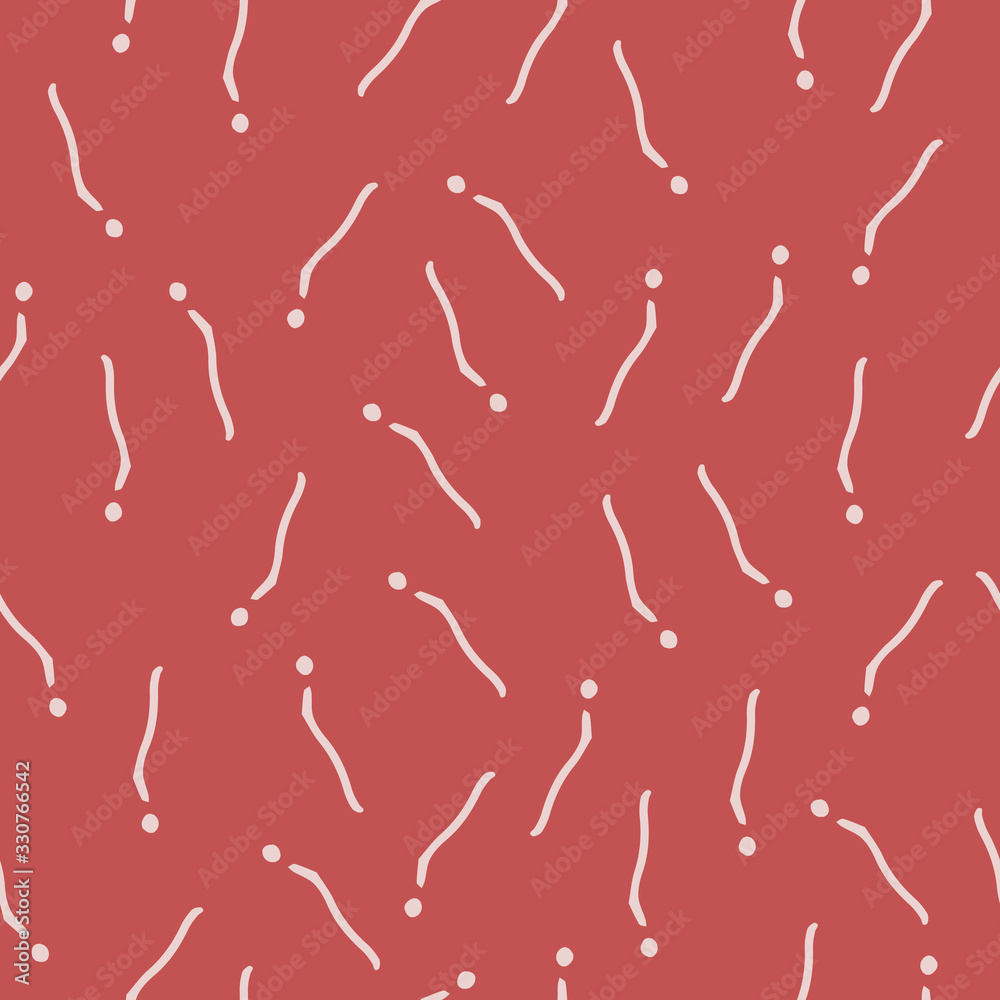 Poster exclamation mark seamless pattern. hand drawn vector elements.vector sketch question marks backgroun