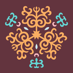 Caucasian ornament symbol