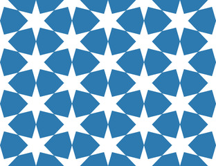 Geometric Islamic Seamless Pattern for decoration greeting card or interior. Vector Illustration.