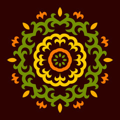 Caucasian ornament symbol
