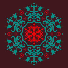 Caucasian ornament symbol