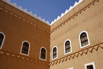 Fototapeta na wymiar The Murabba Palace Qasr al Murabba is one of the historic buildings in Riyadh, Saudi Arabia.