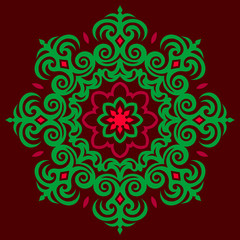 Caucasian ornament symbol