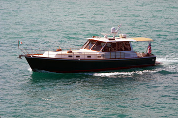 Retro Luxury Motor Yacht