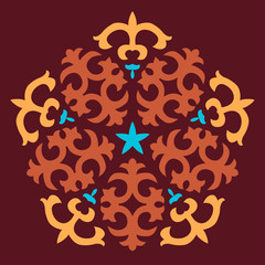 Caucasian ornament symbol