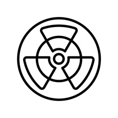 Fototapeta premium radiation icon design, flat style icon collection