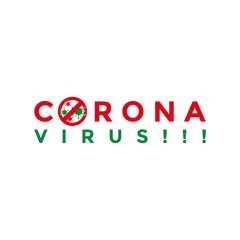 Corona Virus 2020, covid-19, Corona virus stop sign, corona virus is crossed out with red STOP sign.Virus corona vectors.vector illustration