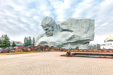 Brest Fortress. Sculptural composition Courage Monument. Republic of Belarus