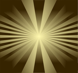 Golden light spread in a beautiful retro style. For backgrounds, banners, cards or messages