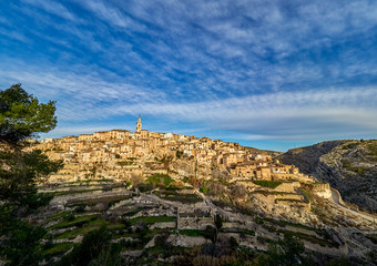 Fototapeta premium View of the city of Bocairent, Spain