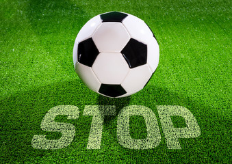 Stop the soccer game