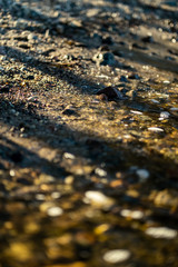 waves crushing on the rocks on beach