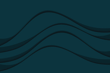 Abstract vector illustration with waves. Curve lines.