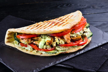 gyros in pita bread