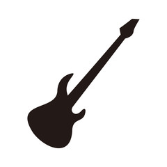 Bass guitar vector icon illustration sign