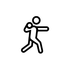 Sports icon vector white isolated background