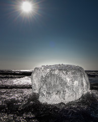 Ice on the Beach - 330789995