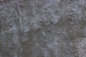 Plastered wall with cement texture