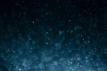 Fototapeta premium Glittering bokeh background, and the vastness of the sky, and the galaxy, blue, endless..