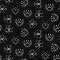 Seamless floral pattern. Background in small flowers for textiles, fabrics, cotton fabric, covers, wallpaper, print, gift wrapping, postcard, scrapbooking.