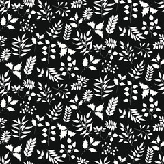 Seamless floral pattern. Background in small flowers for textiles, fabrics, cotton fabric, covers, wallpaper, print, gift wrapping, postcard, scrapbooking.