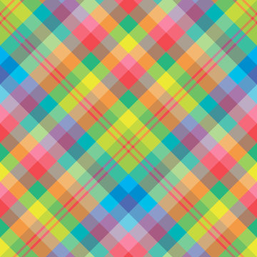Seamless pattern in great festive colors for plaid, fabric, textile, clothes, tablecloth and other things. Vector image. 2 © Asahihana