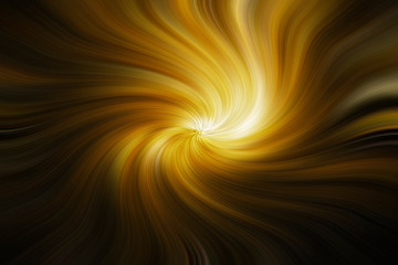 Abstract the yellow gold line swirl for background
