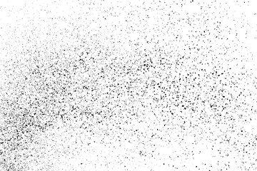Dark noise granules.Black grainy texture isolated on white background. Dust overlay. Dark noise granules. Digitally generated image. Vector design elements. Illustration, Eps 10.