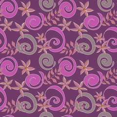 Seamless floral pattern. Background in small flowers for textiles, fabrics, cotton fabric, covers, wallpaper, print, gift wrapping, postcard, scrapbooking.