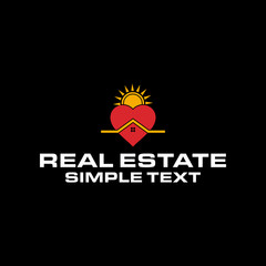 Love home logo template