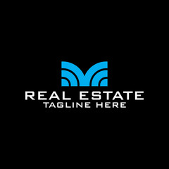 Naklejka premium Love home logo template