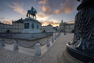 Fototapeta na wymiar Amalienborg Copenhagen 