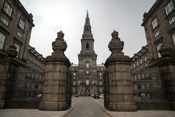 Fototapeta na wymiar Christiansborg Copenhagen