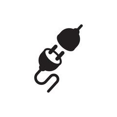 plug icon, electric plug icon vector logo template in trendy flat style